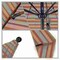 California Umbrella 9' Black Aluminum Market Umbrella, Sunbrella Gateway Blush 194061335529 - alternate 3